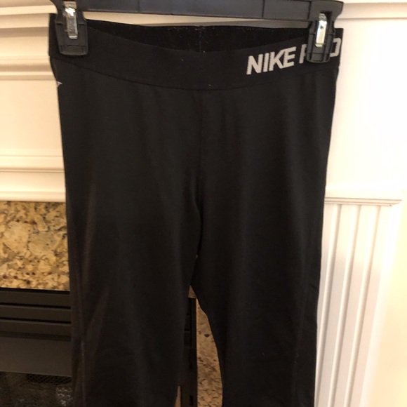 Nike pro black workout pants - Picture 1 of 3